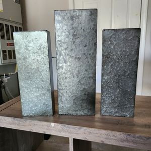 Wall Mount Metal Vases